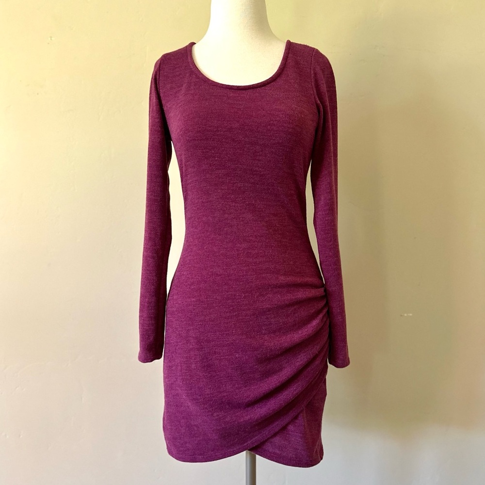 Purple Sweater Dress